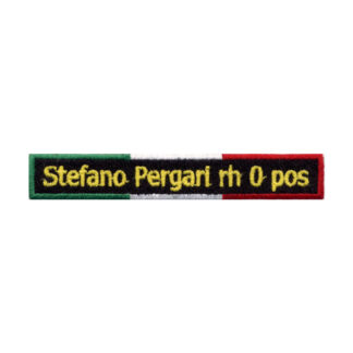 Patch con nome ITALIA slim