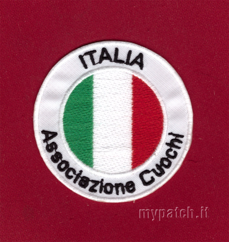 Toppa ITALIA rotonda