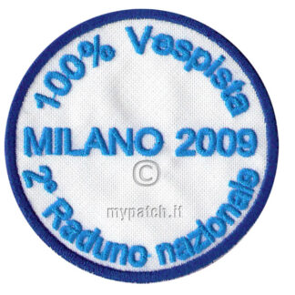 Patch ricamata rotonda