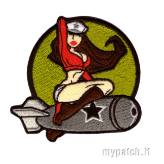 Pin-up girl brunette