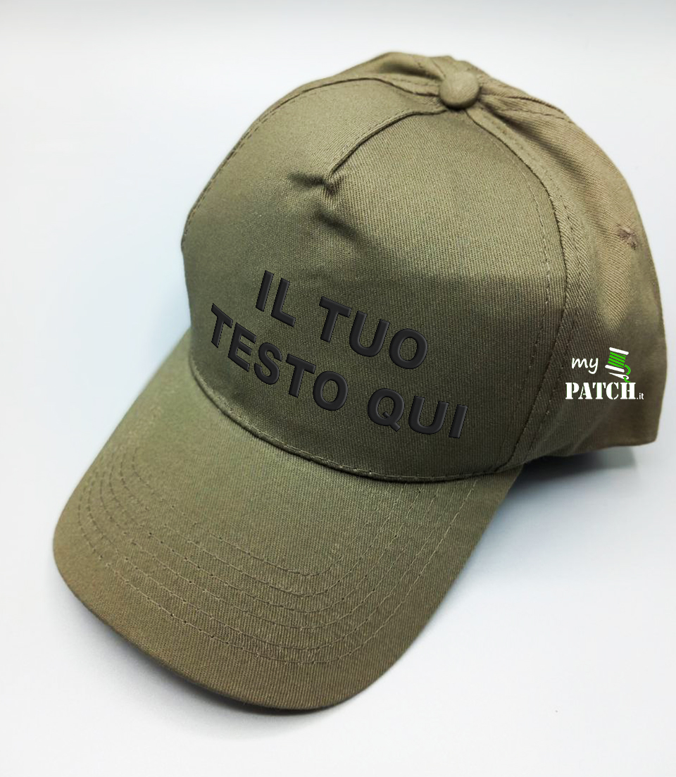 Cappellino baseball VERDE MILITARE