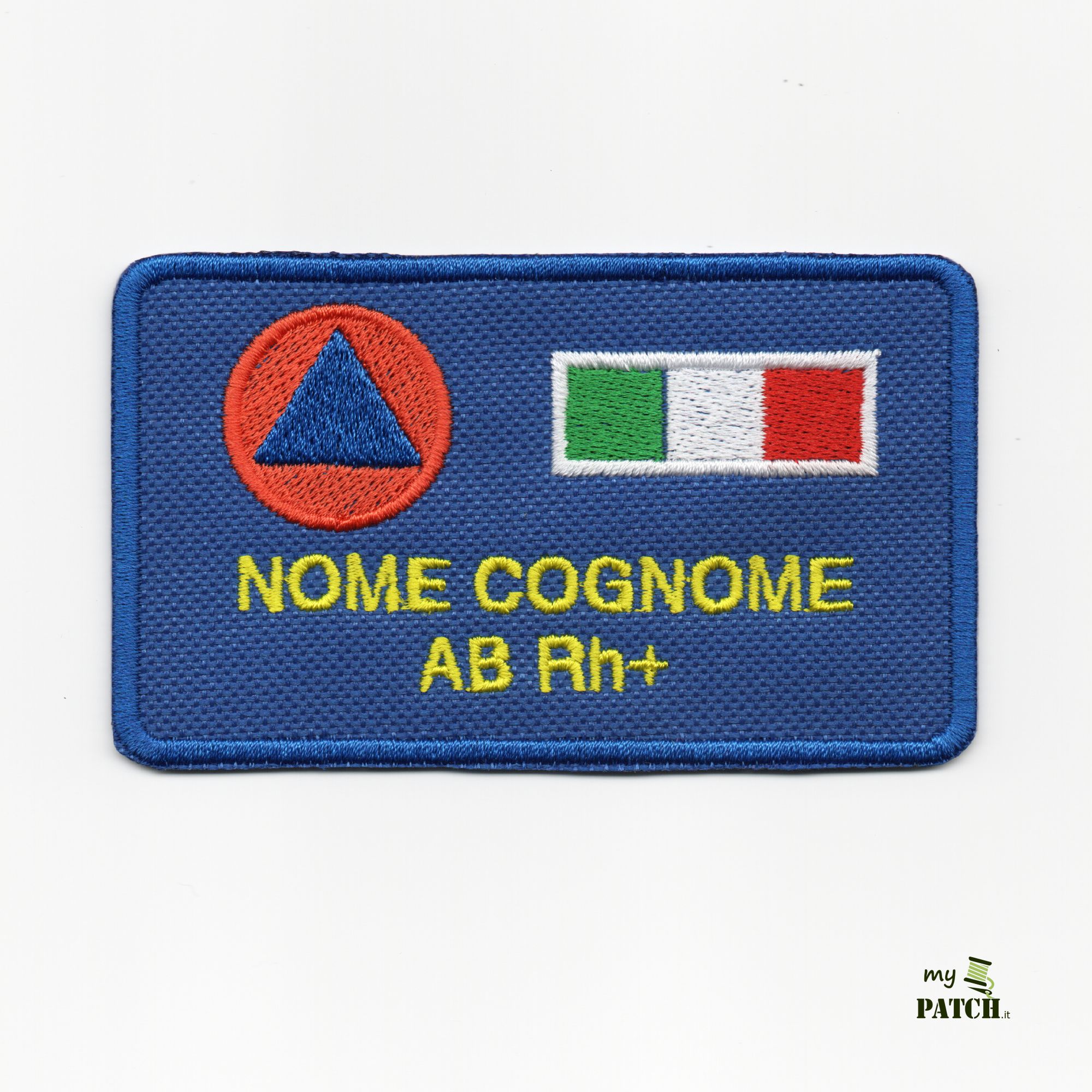 PROTEZIONE CIVILE nametag personalizzabile
